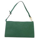 LOUIS VUITTON Epi Pochette Accessoires Pouch Green M52984 LV Auth 155050-2