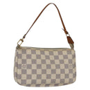 LOUIS VUITTON Damier Azur Pochette Accessoires Pouch N51986 LV Auth 155051-1