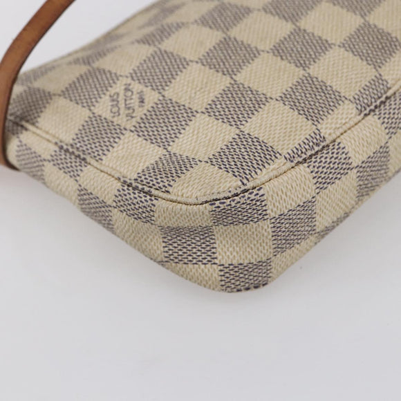 LOUIS VUITTON Damier Azur Pochette Accessoires Pouch N51986 LV Auth 155051