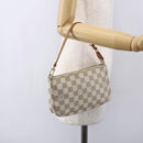 LOUIS VUITTON Damier Azur Pochette Accessoires Pouch N51986 LV Auth 155051-21