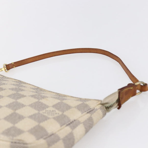 LOUIS VUITTON Damier Azur Pochette Accessoires Pouch N51986 LV Auth 155051