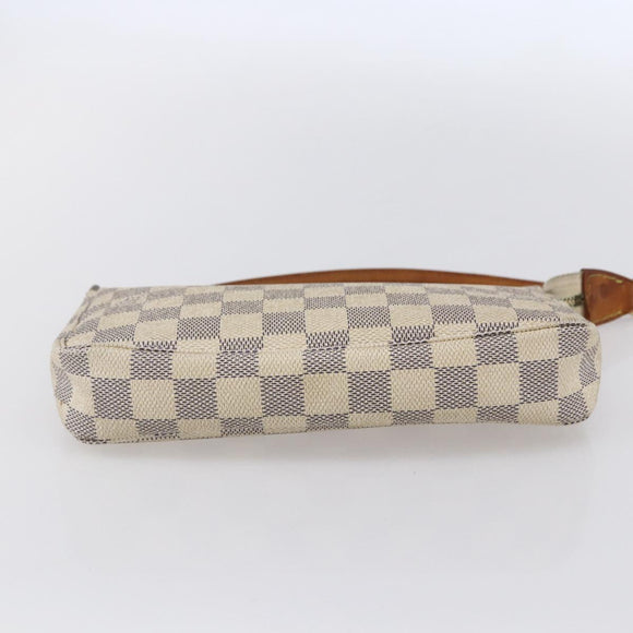 LOUIS VUITTON Damier Azur Pochette Accessoires Pouch N51986 LV Auth 155051