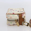 LOUIS VUITTON Monogram Multicolor Trousse Wapity Pouch White M58033 Auth 155052-4
