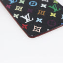 LOUIS VUITTON Monogram Multicolor Etui Mirror Black M92650 LV Auth 155053-16