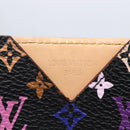 LOUIS VUITTON Monogram Multicolor Etui Mirror Black M92650 LV Auth 155053-17