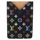 LOUIS VUITTON Monogram Multicolor Etui Mirror Black M92650 LV Auth 155053-13