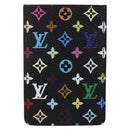 LOUIS VUITTON Monogram Multicolor Etui Mirror Black M92650 LV Auth 155053-2