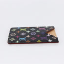LOUIS VUITTON Monogram Multicolor Etui Mirror Black M92650 LV Auth 155053-3