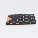 LOUIS VUITTON Monogram Multicolor Etui Mirror Black M92650 LV Auth 155053-4