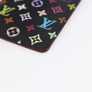 LOUIS VUITTON Monogram Multicolor Etui Mirror Black M92650 LV Auth 155053-7