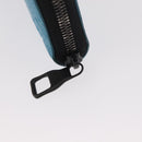 LOUIS VUITTON Monogram Taurillon Zippy Wallet Vertical Blue M69048 Auth 155055-8