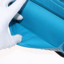 LOUIS VUITTON Monogram Taurillon Zippy Wallet Vertical Blue M69048 Auth 155055-18