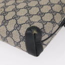 GUCCI GG Supreme Shoulder Bag PVC Leather Navy Gold 007 58 0093 Auth 155057-12