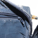 GUCCI GG Supreme Shoulder Bag PVC Leather Navy Gold 007 58 0093 Auth 155057-21