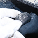 GUCCI GG Supreme Shoulder Bag PVC Leather Navy Gold 007 58 0093 Auth 155057-23