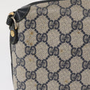GUCCI GG Supreme Shoulder Bag PVC Leather Navy Gold 007 58 0093 Auth 155057-4