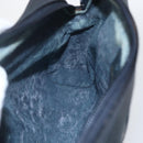 GUCCI GG Supreme Sherry Line Shoulder Bag PVC Navy Gold 010 378 Auth 155058-18