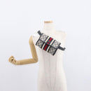 GUCCI GG Supreme Sherry Line Waist Bag PVC Navy Silver 152597 Auth 155059-22