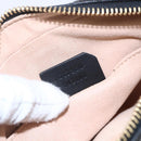 GUCCI Sherry Line Shoulder Bag Suede Leather Black Red 517350 Auth 155060-22