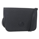 GUCCI Micro GG Canvas Shoulder Bag Black Gold 001 904 0915 Auth 155061-1