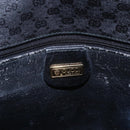 GUCCI Micro GG Canvas Shoulder Bag Black Gold 001 904 0915 Auth 155061-15