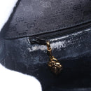 GUCCI Micro GG Canvas Shoulder Bag Black Gold 001 904 0915 Auth 155061-16