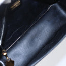 GUCCI Micro GG Canvas Shoulder Bag Black Gold 001 904 0915 Auth 155061-17