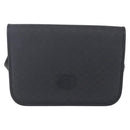 GUCCI Micro GG Canvas Shoulder Bag Black Gold 001 904 0915 Auth 155061-2