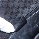 GUCCI Micro GG Canvas Shoulder Bag Black Gold 001 904 0915 Auth 155061-21