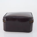 GUCCI Bamboo Hand Bag Enamel 2way Purple Gold 000 270 0323 Auth 155063-5