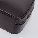 GUCCI Bamboo Hand Bag Enamel 2way Purple Gold 000 270 0323 Auth 155063-16