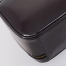 GUCCI Bamboo Hand Bag Enamel 2way Purple Gold 000 270 0323 Auth 155063-19