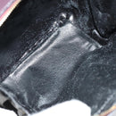 GUCCI Bamboo Hand Bag Enamel 2way Purple Gold 000 270 0323 Auth 155063-10