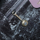 GUCCI Bamboo Hand Bag Enamel 2way Purple Gold 000 270 0323 Auth 155063-23