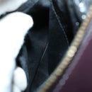 GUCCI Bamboo Hand Bag Enamel 2way Purple Gold 000 270 0323 Auth 155063-24