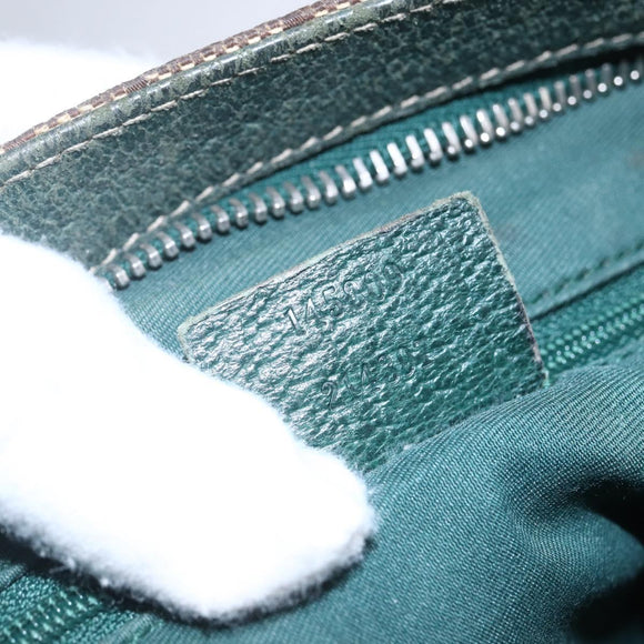 GUCCI GG Canvas Web Sherry Line Shoulder Bag Beige Red Green 145809 Auth 155064