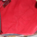 Salvatore Ferragamo Gancini Shoulder Bag Enamel Brown Silver Auth 155066-17