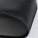 Salvatore Ferragamo Gancini Shoulder Bag Leather Black Gold Auth 155067-12