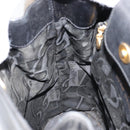 Salvatore Ferragamo Gancini Shoulder Bag Leather Black Gold Auth 155067-18