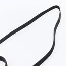 CELINE Shoulder Bag Leather Black Gold Auth 155068-14