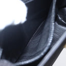 CELINE Shoulder Bag Leather Black Gold Auth 155068-21