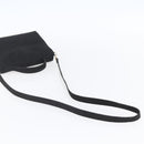 CELINE Shoulder Bag Leather Black Gold Auth 155068-9