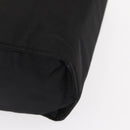 PRADA Hand Bag Nylon Metal Black Gold Auth 155069-10