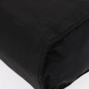 PRADA Hand Bag Nylon Metal Black Gold Auth 155069-13