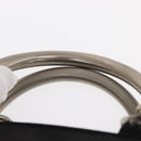 PRADA Hand Bag Nylon Metal Black Gold Auth 155069-8