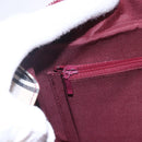 BURBERRY Nova Check Hand Bag Canvas Leather Beige Gold Auth 155070-18