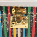 FENDI Vanity Hand Bag Leather 2way Multicolor Gold Auth 155071-16