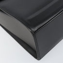 Christian Dior Shoulder Bag Leather Black Gold Auth 155073-14