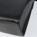 Christian Dior Shoulder Bag Leather Black Gold Auth 155073-15