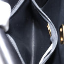 Christian Dior Shoulder Bag Leather Black Gold Auth 155073-21